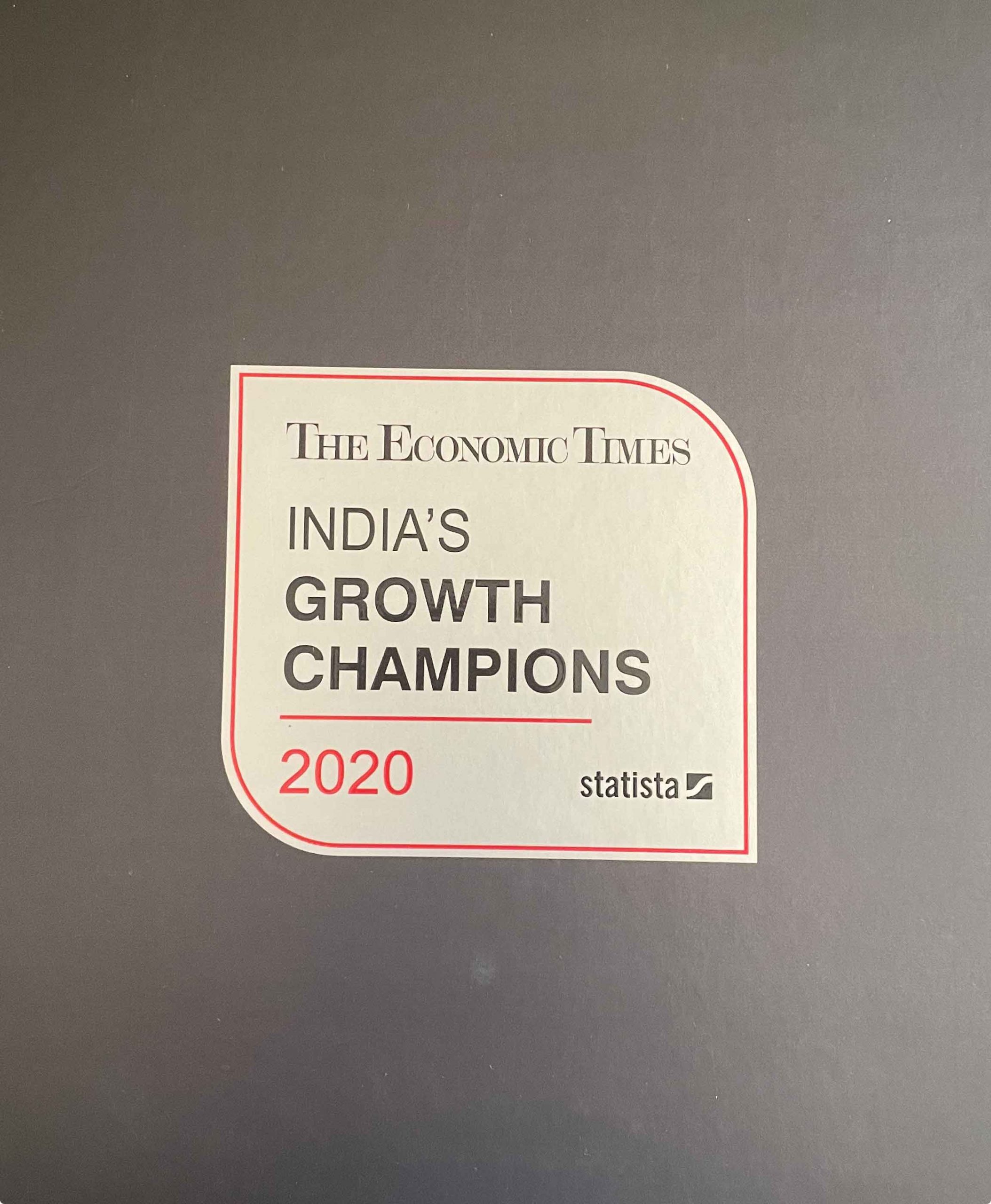 The Economic Times- India's Growth Champions 2020